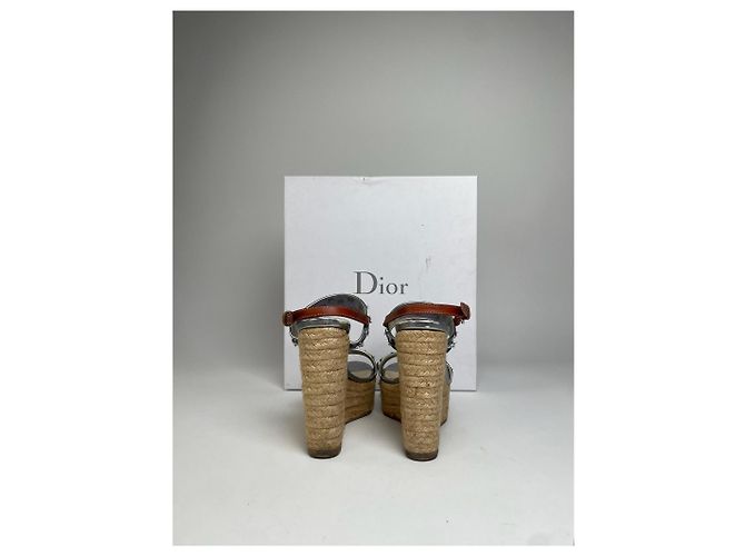 Zoccoli Vintage Dior EU37 Argento - vista 5
