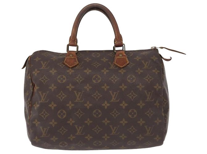 LOUIS VUITTON Borsa a Mano Monogram Speedy 30 M41526 LV Auth 164596 Monogramma - vista 13