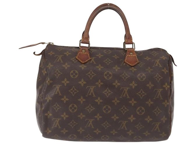 LOUIS VUITTON Borsa a Mano Monogram Speedy 30 M41526 LV Auth 164596 Monogramma - vista 2