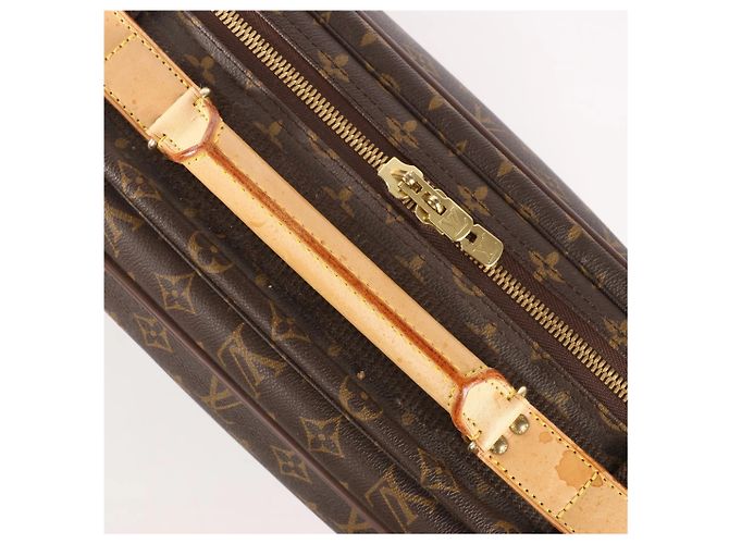Borsa da viaggio Satellite 60 in tela Monogram Louis Vuitton marrone Beige - vista 4