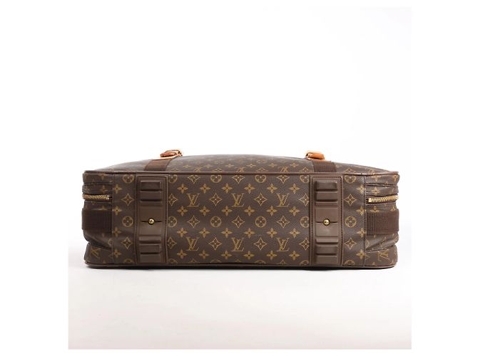 Borsa da viaggio Satellite 60 in tela Monogram Louis Vuitton marrone Beige - vista 6