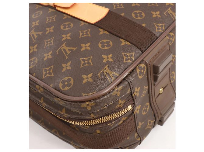 Borsa da viaggio Satellite 60 in tela Monogram Louis Vuitton marrone Beige - vista 8
