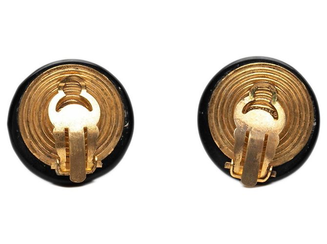Chanel Coco Mark Clip Ohrringe Schwarz - Ansicht 2