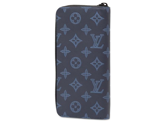 Louis Vuitton Monogram Shadow Zippy Wallet Blue Navy blue - view 2