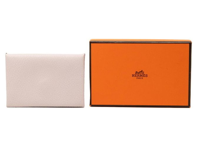 Hermès Visitenkartenetui Hermes Calvi Pink - Ansicht 8