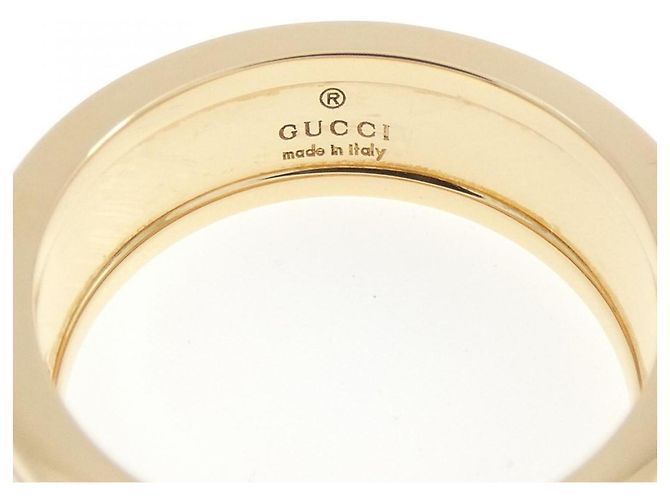 Anel de banda em ouro amarelo 750YG Gucci - vista 4