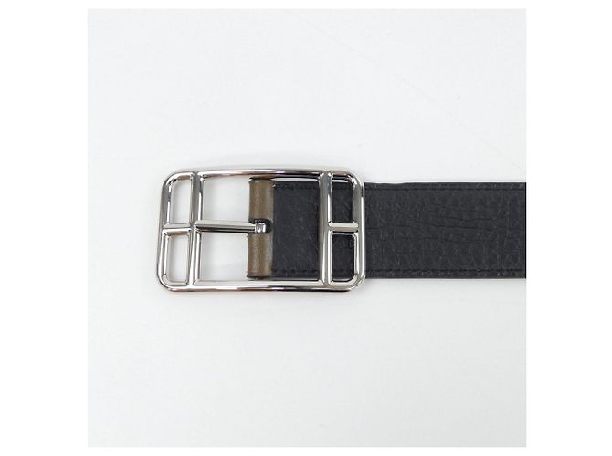 Cinto reversível Hermès Cape Cod 32 Marrom Preto - vista 2