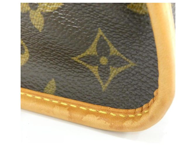 Borsa a Spalla Popincourt Monogram Louis Vuitton Marrone - vista 7