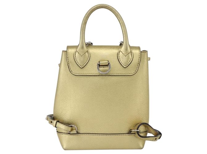 Louis Vuitton Lockme Backpack Leather Mini Golden - view 2