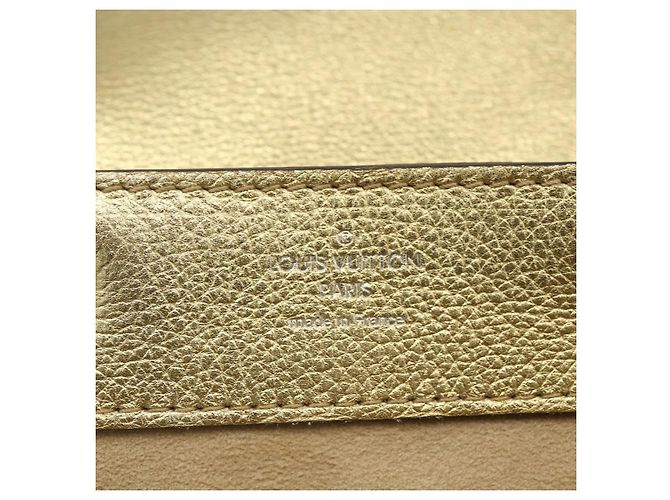 Louis Vuitton Lockme Backpack Leather Mini Golden - view 6