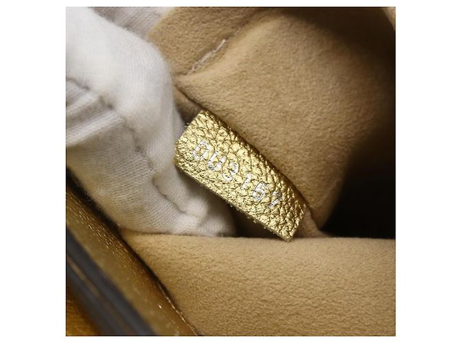 Louis Vuitton Lockme Backpack Leather Mini Golden - view 7