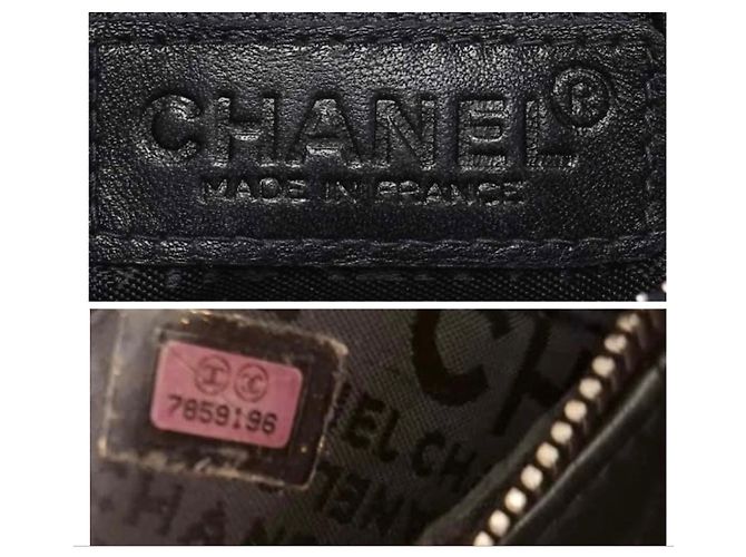 Seltene Chanel 02A Mini Schwarze Gequiltete Lammleder Tasche mit Silberner CC Kette Silber Hardware - Ansicht 14