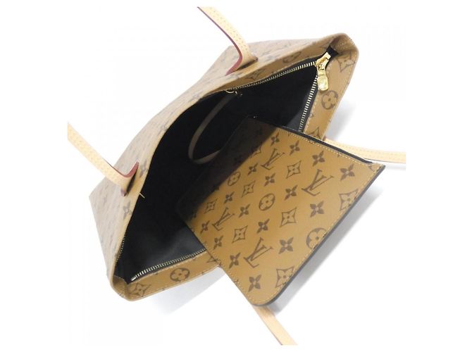 Borsa Louis Vuitton Monogram Videotape Carry It Marrone - vista 6