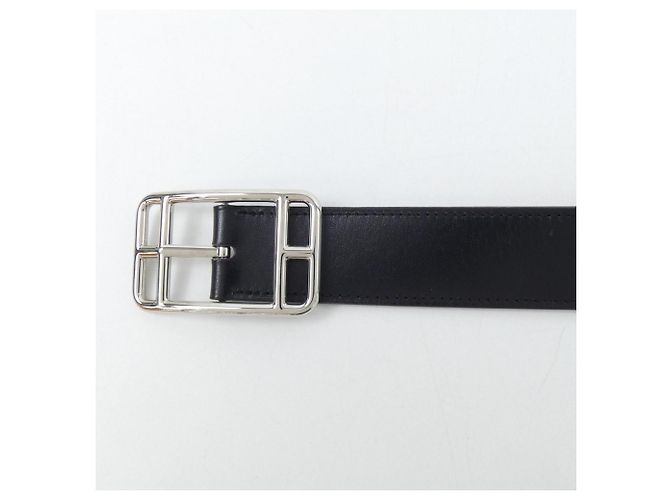 Cinturón reversible Hermès Cape Cod 32 Castaño Negro - vista 2