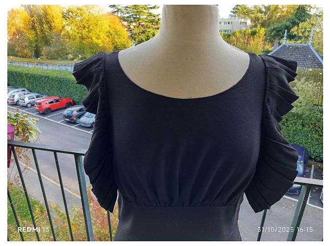 Prada Kleid Schwarz Viscose Acetat - Ansicht 3