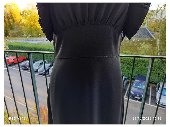 Prada Kleid Schwarz Viscose Acetat - Ansicht 4