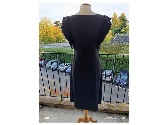 Prada Kleid Schwarz Viscose Acetat - view 7