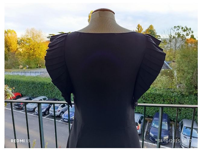 Prada Kleid Schwarz Viscose Acetat - view 8