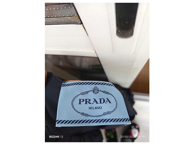 Prada Kleid Schwarz Viscose Acetat - view 9