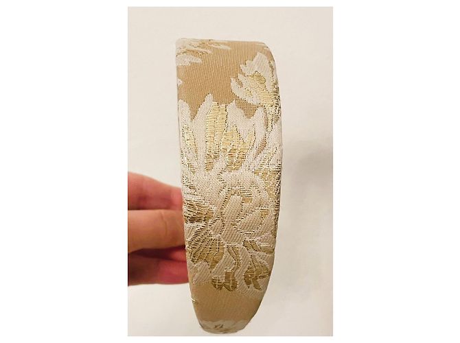 Cerchietto gioiello per capelli DOLCE & GABBANA beige-oro inserti pizzo avorio D'oro Crema - vista 12