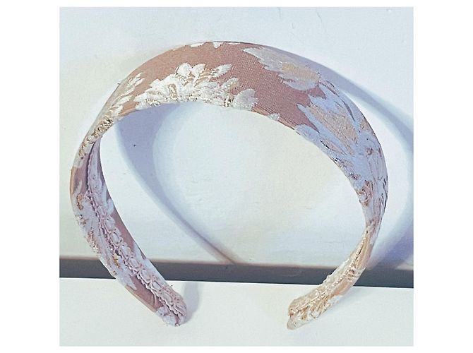 Cerchietto gioiello per capelli DOLCE & GABBANA beige-oro inserti pizzo avorio D'oro Crema - vista 7