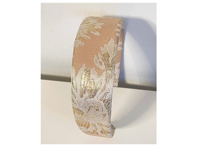 Cerchietto gioiello per capelli DOLCE & GABBANA beige-oro inserti pizzo avorio D'oro Crema - vista 9