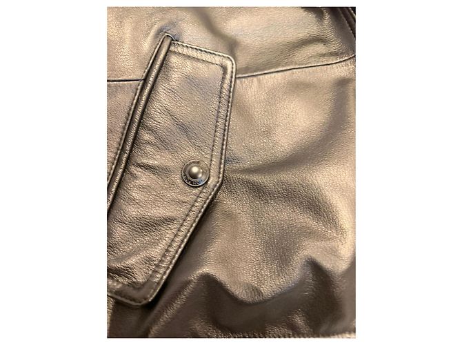 Tom Ford Schwarze Lederfliegerjacke - Ansicht 6