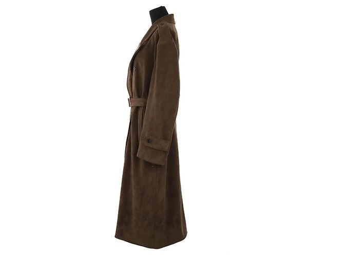 Autre Marque Gabardina marrón Castaño - vista 3