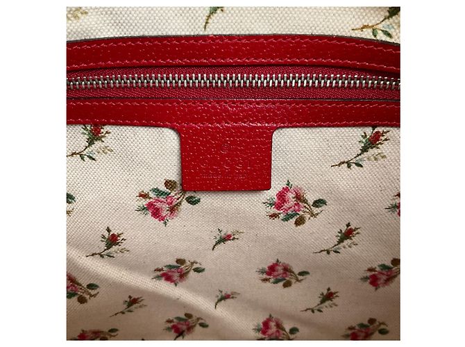 Borsa Dionysus in pelle rossa Gucci con giaguaro Rosso - vista 10
