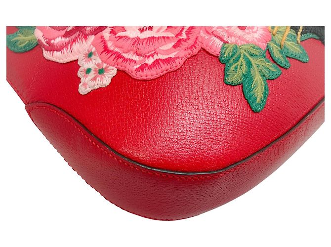 Borsa Dionysus in pelle rossa Gucci con giaguaro Rosso - vista 6