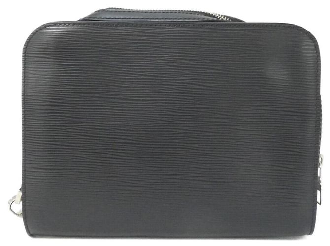 Borsa Clutch Hoche Epi Louis Vuitton Nero - vista 2