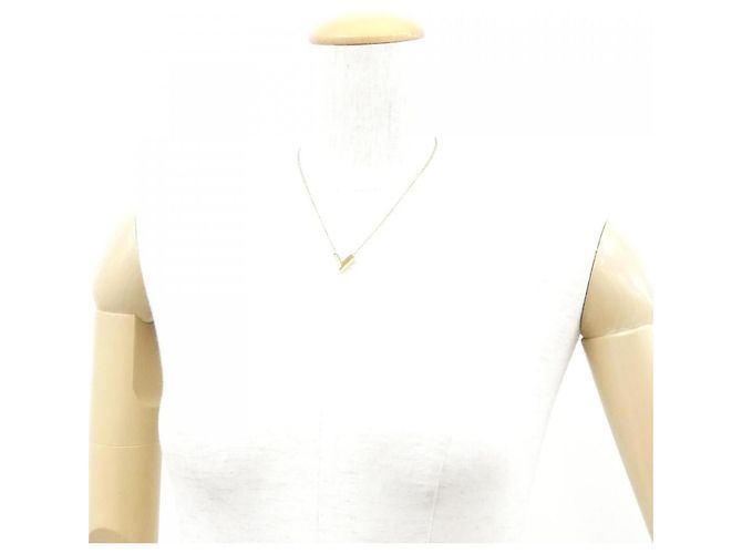 Collana Essenziale V Louis Vuitton D'oro - vista 5