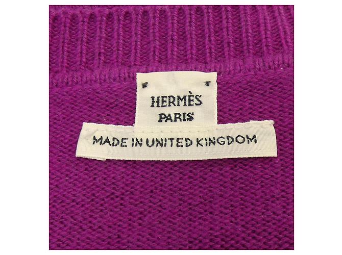 Hermès Cashmere Kleid Hermes 3E2505D1 40 Pink - Ansicht 4