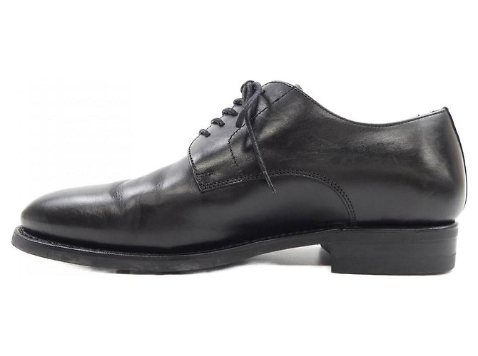 Autre Marque Berwick Leder Oxford Schuhe Schwarz - Ansicht 2