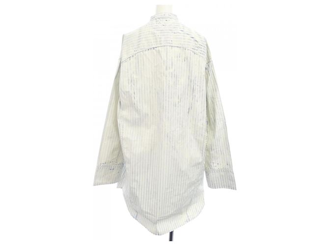 Camisa longa Prada Branco Azul - vista 2