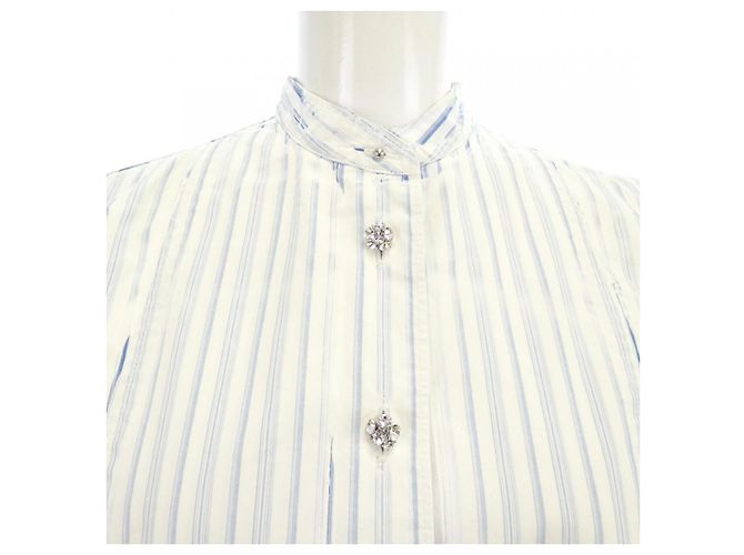 Camisa longa Prada Branco Azul - vista 5