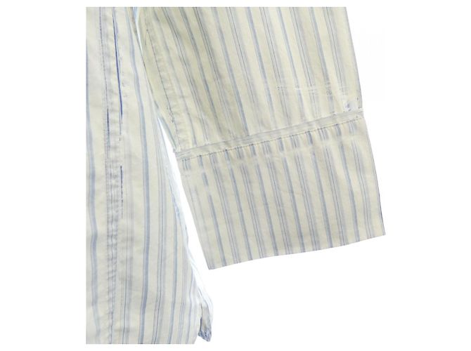 Camisa longa Prada Branco Azul - vista 6