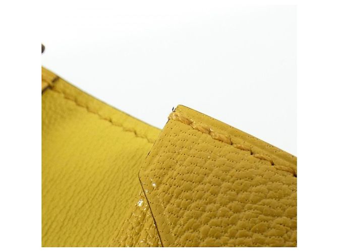 Béarn Tarjetero Bearn de cabra de Hermès Amarillo - vista 8