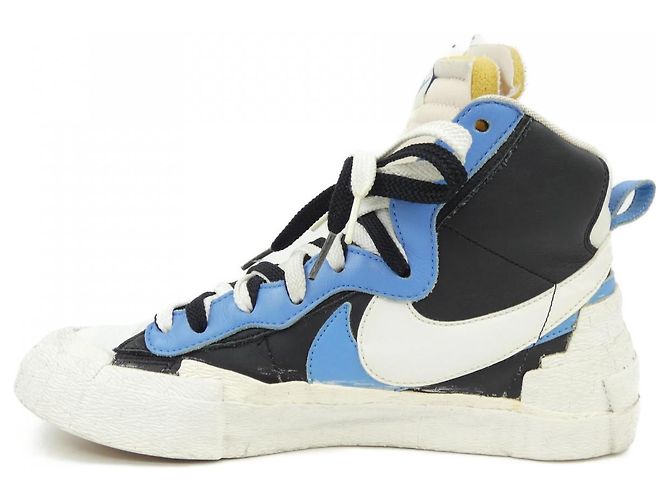 Sneakers Nike Sacai Nero Bianco Blu - vista 2