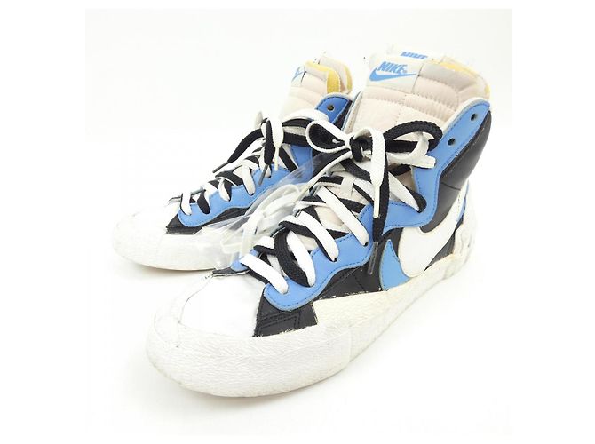 Sneakers Nike Sacai Nero Bianco Blu - vista 3