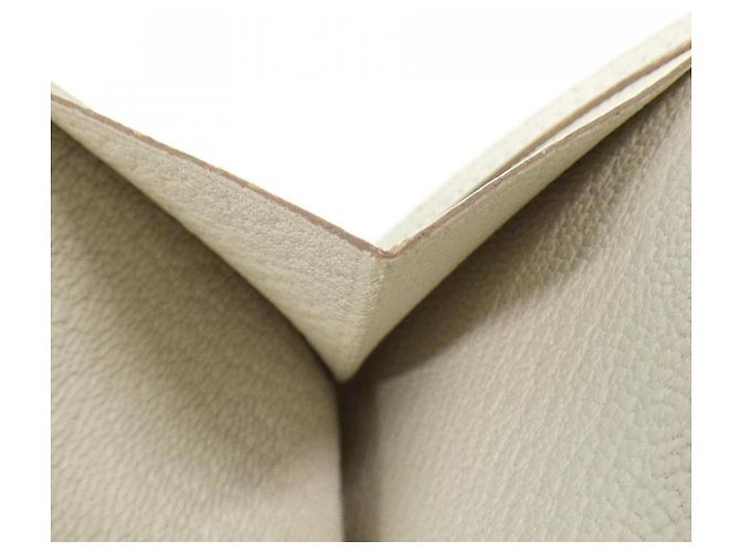 Hermès Cartera Larga Soufflet Chèvre Béarn Hermes Castaño - vista 10