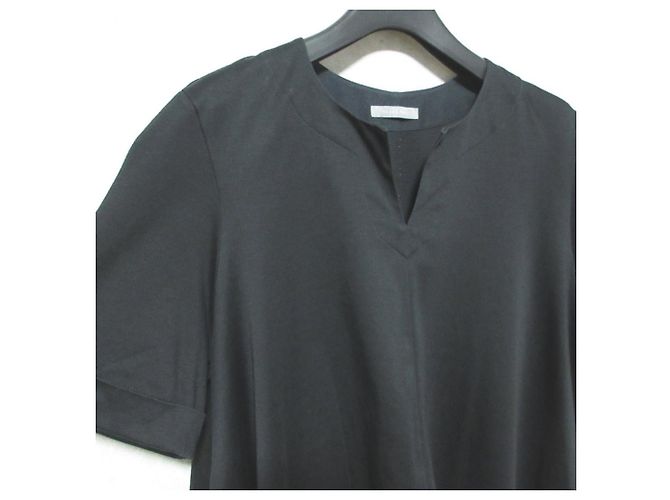 theory luxe TOP FLARE BASALT WAYNE Negro - vista 3
