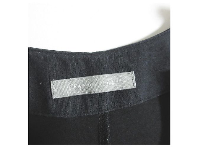theory luxe TOP FLARE BASALT WAYNE Negro - vista 4