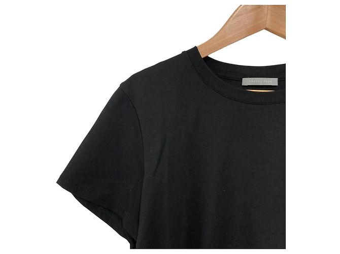 Camiseta de jersey SOPHIA de Theory Luxe Negro - vista 2