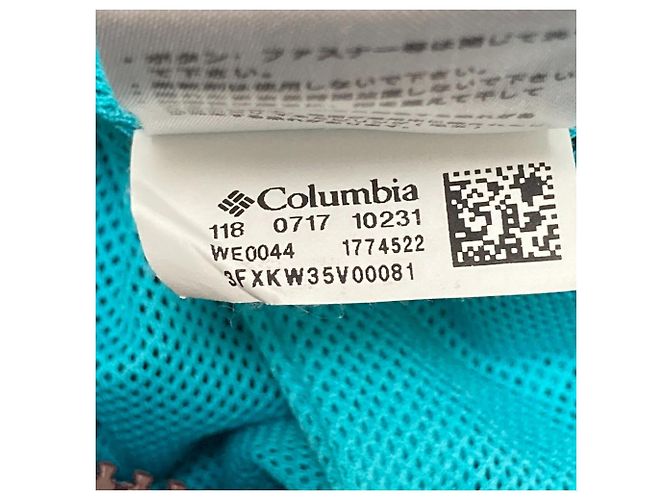 Autre Marque Veste en nylon Columbia Hood River 1991 Marron Bleu Bleu Marine - vue 7