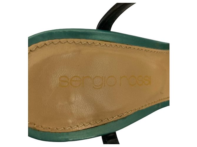 Autre Marque Sandali con zeppa Sergio Rossi - vista 8