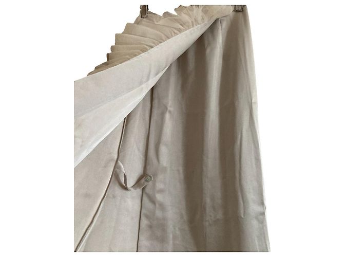 Autre Marque Falda de Tul de Satén ESTNATION Beige - vista 5