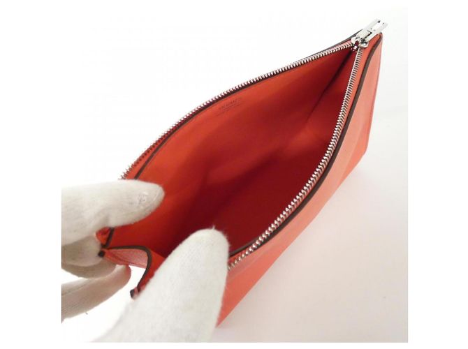 Hermès Zip Ango PM Handtasche Pink - Ansicht 5