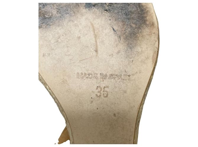 Autre Marque Sandali Espadrilles in Pelle Scamosciata PELLICO SUNNY Beige - vista 10