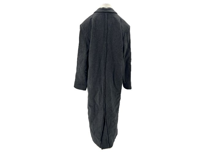 Autre Marque Abrigo gris con cuello desmontable - vista 2